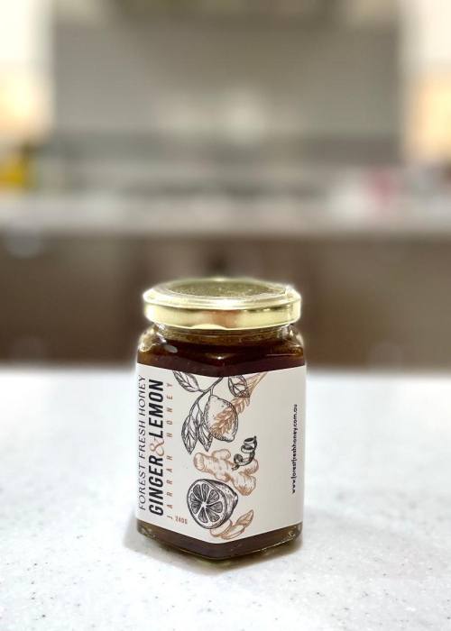 Ginger & Lemon Jarrah Honey  240g